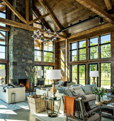 This Vermont Farmhouse Merges Modern Style with Cozy Finishings Sky Home, Hardwood Doors, Traditional Farmhouse, Solid Core, Contemporary Farmhouse, Wood Door, Farmhouse Style House, Modern Country, Style At Home