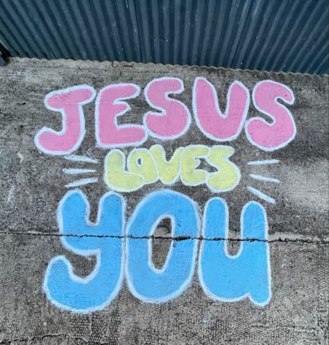 Fun Chalk Art, Chalk Ideas, Aesthetic Motivation, Sidewalk Chalk Art, Motivation Lifestyle, Christian Things, Follow My Page, Sidewalk Chalk, Christian Stuff