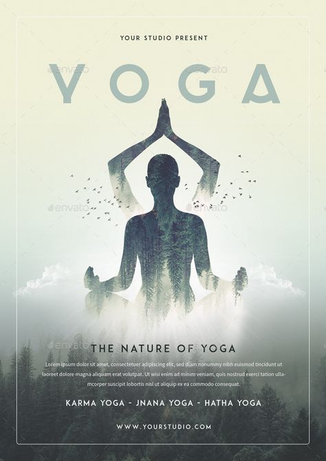 Yoga Flyer Yoga Poster Design, Yoga Background, Desain Ux, Yoga Flyer, Strong Features, Banner Design Inspiration, Yoga Logo, Graphic Design Brochure, Yoga Poster