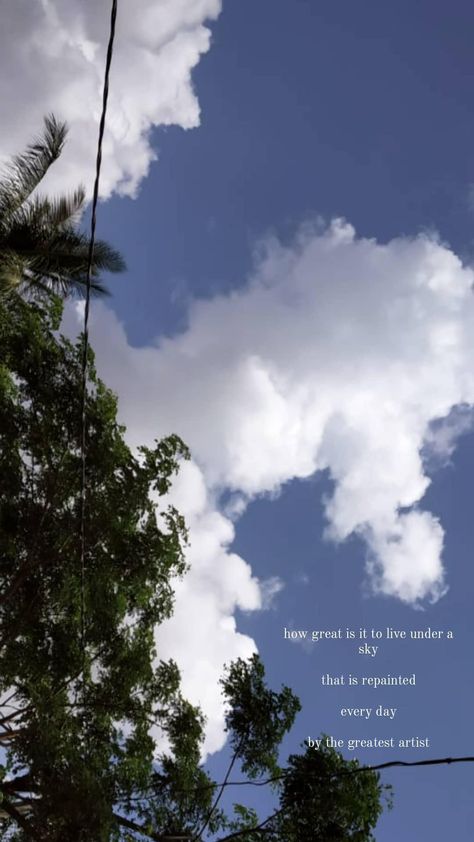 White clous blue sky just awesome ♥️ Cold Weather Quotes Beautiful, Sky Captain For Instagram, Qoutes About Sky Cloud, Blue Sky Captions Instagram, Cloudy Weather Quotes, Caption For Rainy Weather, Rainy Weather Captions Instagram, Blue Skies Quotes, Sky Love Quotes