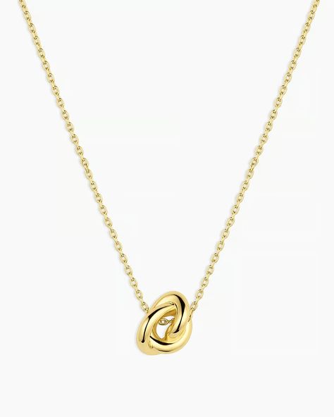 Infinity Knot Necklace – gorjana Enewton Necklace, Gold Jewelry Simple Necklace Classy, Everyday Necklace Stack, Dainty Gold Jewelry Aesthetic, Dainty Jewelry Aesthetic, Cute Dainty Jewelry, Gifts For Women Over 50, Gold Necklace Aesthetic, Cute Gold Jewelry