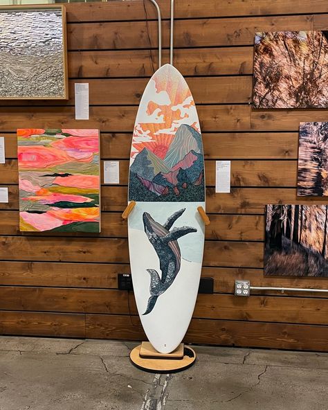 Spectacular 🎨 🧑‍🎨 @Christinekuoart _ Ready to elevate your inspiration and design game? Follow us for daily doses of creative inspiration and design ideas that will fuel your imagination 🔥🎨 #SurfPaints #designinspiration #creativity Montessori Games, Surfboard Art Design, Surfboard Painting, Aspen Art, Skateboard Deck Art, Surfboard Decor, Beach Art Painting, Animal Portraits Art, Surfboard Art