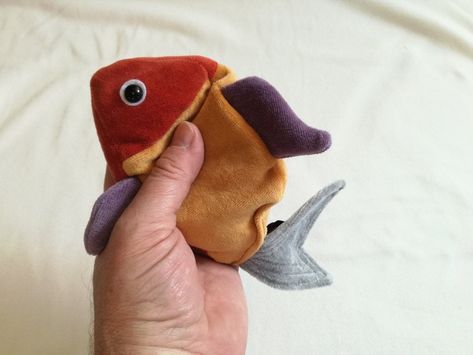 This is my cute Lil' Fish Beansack, the soft toy which is really popular in Budapest gift shops and at artisan markets where I sell it. This is not a soft stuffed animal but a beansack. You can fill it with rice or any other small grain or PE granulates, as I do. Now you can buy the sewing pattern and guide so you can make your own fish! It is simple to make, even if you are a beginner. The sewing pattern is downloadable, no additional cost or delay. Buy your pattern and start making your own fi Diy Fish Stuffed Animal, Goldfish Sewing Pattern, Simple Plush Sewing Patterns, Sewing Project Inspiration, Fish Stuffed Animal Pattern, Cute Stuffed Animal Patterns, Weighted Stuffed Animal Pattern, Patchwork Stuffed Animal Patterns Free, Sewing Projects Animals