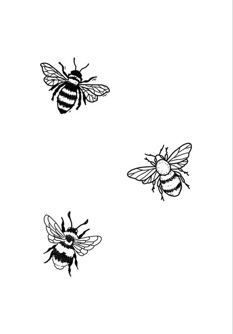 Bee Tattoos Men, Bee Tattoo Back Of Arm, 3 Bees Tattoo, Bee Flash Tattoo, Fine Line Bumble Bee Tattoo, Carpenter Bee Tattoo, Bee Tattoo Black And White, Bee Tattoo Outline, Bee Tattoo Drawing