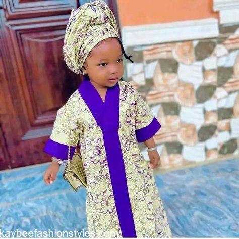 Kampala Style For Baby Girl, Bubu Styles For Kids, Children Bubu Gown Styles, Style For Kids Girls Outfit Ankara, Children Kampala Gown Styles, Bubu For Kids, Kampala Styles For Kids Girl, Baby Girl Ankara Gown Style, Kampala Styles For Kids