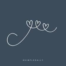 Simple Sally Tattoo, Triple Heart Tattoo, 3 Heart Tattoo, Lettering For Tattoos, 3 Hearts Tattoo, Diy Tattoo Permanent, Hearts Tattoo, Simple Lettering, Tattoos With Kids Names