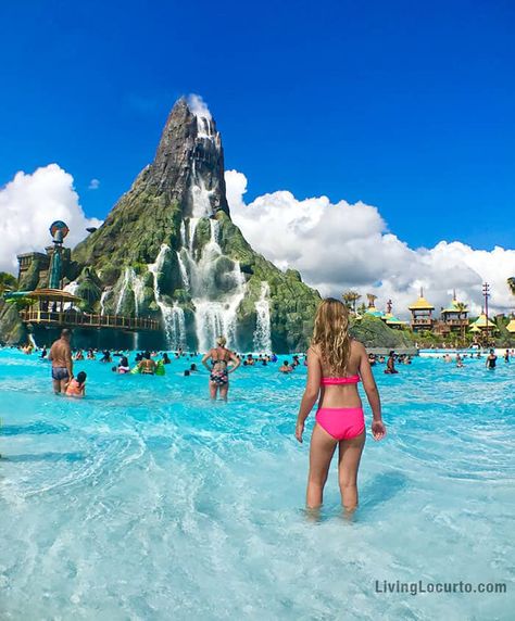 10 Things you MUST do at Universal Orlando! Volcano Bay Water Park. Learn about rides and attractions you can't miss! What's new and coming soon at the Wizarding World of Harry Potter, Volcano Bay Water Park and more with family vacation and travel tips. LivingLocurto.com Universal Studios Orlando Trip, Recipes Disney, Water Theme Park, Orlando Trip, Volcano Bay, Orlando Theme Parks, Orlando Travel, The Wizarding World Of Harry Potter, Orlando Vacation