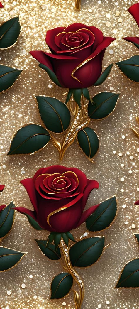 Red And Gold Wallpaper Iphone, Red Rose Wallpaper Hd, 3d Rose Wallpaper, Rose Phone Wallpaper, Rose Wallpaper Iphone, Flower Hd Wallpaper, Red And Gold Wallpaper, Rose Gold Wallpaper Iphone, Gold Wallpaper Iphone