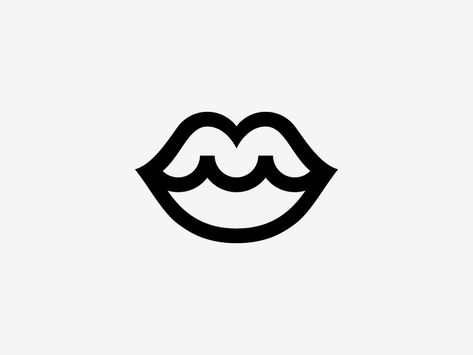 View on Dribbble Lips Logo Design, Lip Logo Design Ideas, Lips Logo Branding, Mouth Logo, Lips Logo, Lip Logo, Premade Branding Kit, Profile Logo, Makeup Artist Logo