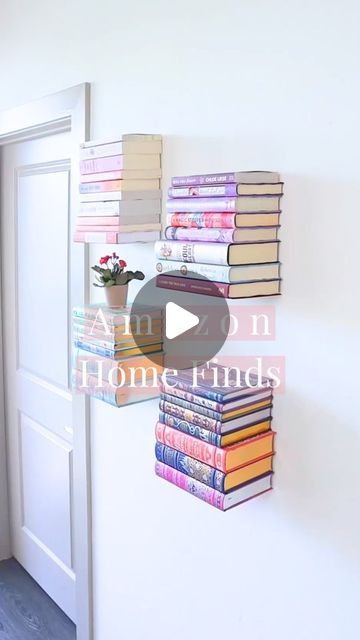 Andreja Juknevicius on Instagram: "I'm obsessed! 📚 Comment BOOK and I'll send you the link! Or find it under ✨ Home Finds ✨ on my website 👉🏻 LINK IN BIO (andrejaelena.com) 🤍
.
* Be sure to check your inbox or hidden messages folder (messages from me can be hidden if you're not following me or due to your privacy settings!) *
.
These invisible floating book shelves are SO good! It's a great way to display, organize and store your books while adding a cool design element to your bedroom, living room or office space 👏🏻 Every time I walk by then, they make me think of Harry Potter and that they are magically floating 😆What do you think of this find? 🤔
.
.
#homefind #bookorganization #bedroomdecor #homedecor #homefinds #spacesaving #floatingshelves #invisibleshelves #bookshelf #bookshel Floating Book Shelves, Invisible Bookshelf, Invisible Shelves, Floating Books, Privacy Settings, Home Finds, Hidden Messages, Book Shelves, Book Organization