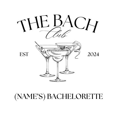 Craft a Bachelorette bash they'll never forget with a unique "Bach Tee" designed just for your crew!  Don't see your dream location?  Just reach out - we'll bring your vision to life!  #BacheloretteParty Bach Club Bachelorette Party, Timeless Bachelorette Party, Bachelorette Party T-shirts, Bach Club Bachelorette Theme, Cricut Bachelorette Projects, Bachelor And Bachelorette Party Combined, Bachelorette Tshirt Ideas, Bach Tshirts, Bachelorette Quotes