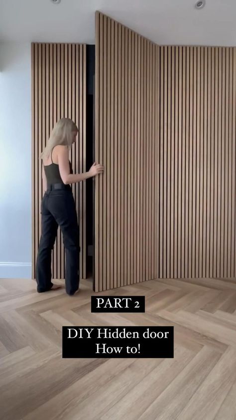 Diy Hidden Door, Hidden Door, Wood, Wall