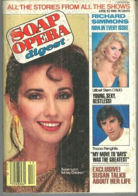 Soap Opera Digest Magazines 1982 January March April May - Etsy Canada Tony Geary, Celebrity Obsession, Susan Lucci, Victoria Principal, Richard Simmons, Vintage Television, Soap Stars, Joan Collins, Children Top