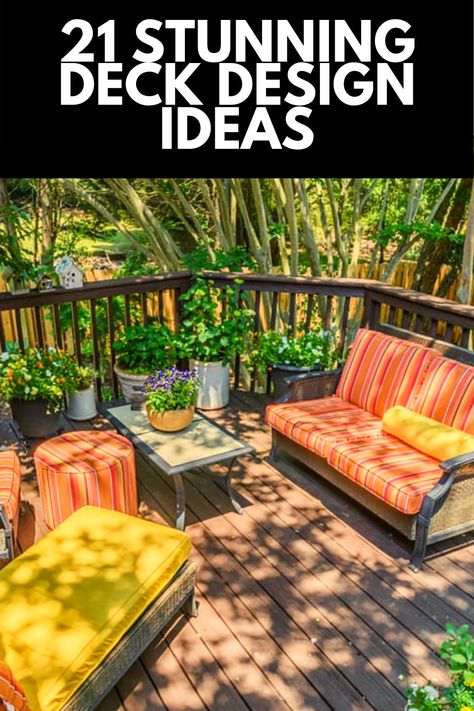 Raised Backyard Deck Ideas, Outdoor Wood Deck Ideas, Small Raised Deck Ideas, Deck Layout Ideas Floor Plans, Wrap Around Deck Decorating Ideas, Beautiful Decks Ideas Outdoor Living, Decking Pattern Ideas, 10x10 Deck Ideas, Zen Deck Ideas