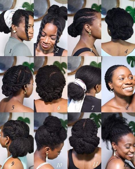 Elegant Updo Natural Hair, Updos For Natural Black Hair, Natural Updo Hairstyles Wedding, Natural Hairstyles For Office, Natural Afro Wedding Hairstyles, Afro Extension Hairstyles, 4c Hairstyles No Gel, Protective Styles No Added Hair, Natural Hair Low Bun