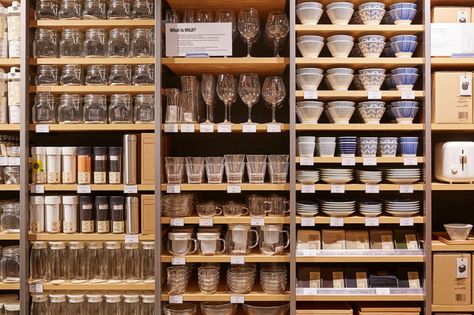 Muji One Store You Aren’t Shopping at but Should Be — Shopping Muji Store, Store Shelves Design, Retail Store Interior Design, Kitchenware Shop, Ikea Shelves, Ikea Store, Aesthetic Stores, Kitchenware Store, Cheap Kitchen