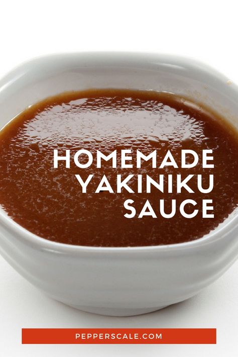 If you like your barbecue sauces a little sweet, a little fiery, and a bit exotic, try crafting up a homemade yakiniku sauce. #recipe via @pepperscale Yakiniku Sauce Recipe, Homemade Yakisoba, Yakisoba Sauce Recipe, Yakisoba Sauce, Yakiniku Sauce, Asian Sauce Recipes, Yakisoba Noodles, Asian Sauces, Japanese Sauce