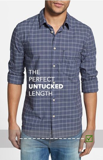 Untucked Vs. Tucked In - A Guide To Dress Shirt Length - perfect length Shirt Length Guide, Men Shirt Style Casual, 90s Black Men Fashion, Coachella Outfit Men, Fall Jackets Outfit, Mens Fashion Fall Outfits, Business Chic Style, Blazer Outfits Men, 2023 Fashion Trends