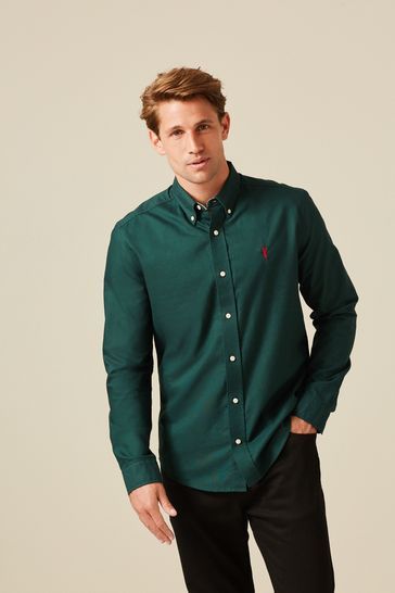 Oxford Shirt Outfit, Formal Shirt Design, Green Shirt Men, Sleeve Shirt Outfit, Long Sleeve Shirt Outfits, Dark Green Shirt, Shirt Outfit Men, Green Long Sleeve Shirt, Shirt Dress Outfit