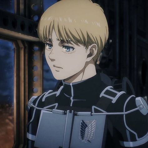 Hair, Anime, Black, Armin Arlert, Anime Character, Blonde, White