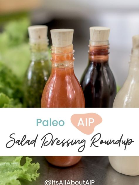 Aip Salad Dressing, Paleo Salad Dressing Recipes, Aip Salad, Aip Condiments, Paleo Salad Dressing, Aip Diet Recipes, Paleo Salad, Autoimmune Paleo Diet, Paleo Sauces