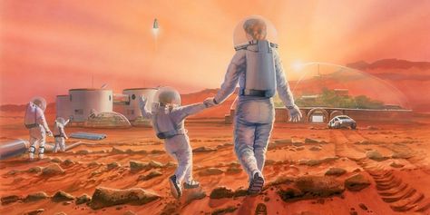 Martian Politics Are a Mess and We Haven't Even Arrived Humans have the rockets to get to Mars. But do we have the political technology to govern? Colonization Of Mars, Mars Colony, Mars Space, Space Colony, Mars Exploration, Plan For Life, Tricky Questions, Diy Shampoo, Planets Art