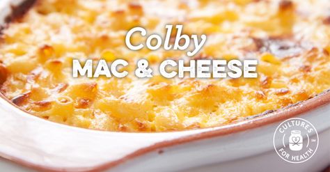 Colby Mac \'N\' Cheese Blue Jean Chef, Easy Mac And Cheese, Cheese Sauce For Pasta, Colby Cheese, Food Video, Colby Jack, Cheese Cultures, Colby Jack Cheese, Baked Mac