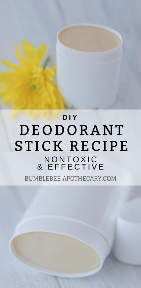 Diy Stick Deodorant, Diy Essential Oil Deodorant, Diy Deodorant That Works, Eco Deodorant, Diy Deodorant Stick, Bumblebee Apothecary, Diy Deodorant Spray, Diy Hygiene, Natural Deodorant Recipe