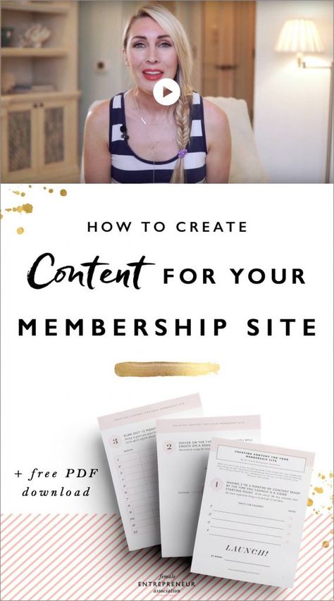 How to Create Content for Your Membership Site Subscription Ideas, Membership Ideas, Ebay Reinstatement, Female Entrepreneur Association, Square Space, Membership Website, I Release, Wordpress Tips, Entrepreneur Advice