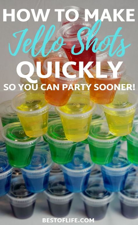 Quick Jello Shots, Jelloshots Recipes, How To Make Jello Shots, Jello Shots Ideas, Jell-o Shots, Starburst Jello Shots, Happy Hour Recipes, Jolly Rancher Jello, Strawberry Margarita Jello Shots