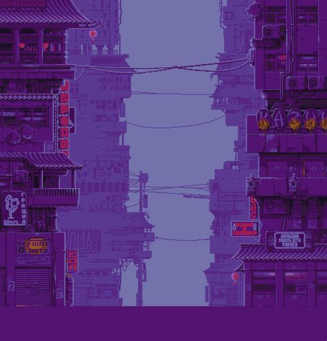 Pixel City, Pixel Art Landscape, Pixel Color, 8bit Art, City Scape, Art City, Pixel Art Design, Art Community, Futuristic City