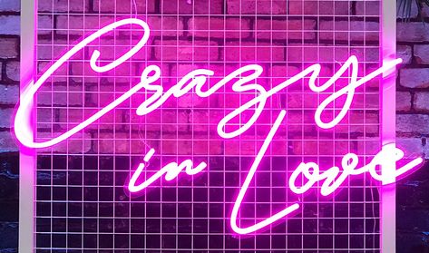 Pink neon crazy in love sign Crazy In Love Neon Sign, Signs For Weddings, Pink Bachelorette Party, Wedding Extras, Pink Bachelorette, Neon Signs Home, Crazy In Love, Bachelorette Trip, Wedding Neon Sign