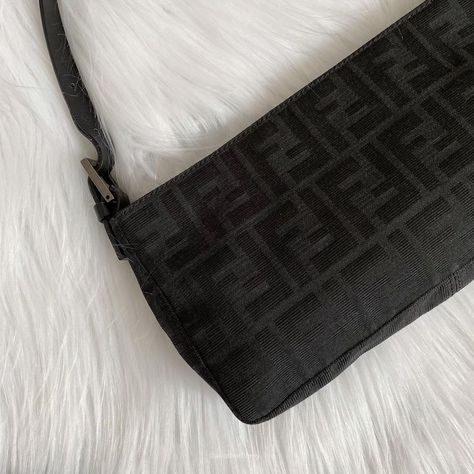 another life NY’s Instagram profile post: “🚨NEW BAG ALERT🚨 • Style: FENDI Black Zucchino Pochette • Condition: outstanding • Description: Gunmetal Hardware, Leather Trim, Adjustable…” Fendi Pochette, Gunmetal Hardware, Fendi Bags, New Bag, Leather Trim, Leather Trims, What To Wear, Fendi, Instagram Profile