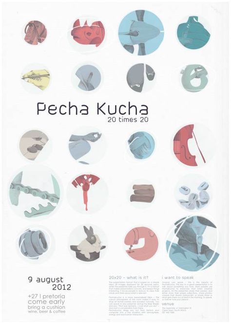 Pecha-Kucha-Poster-print Event Identity, Pecha Kucha, Poster Project, Target Market, Event Promotion, The Chosen, Wellness Design, Poster Print, Promotion