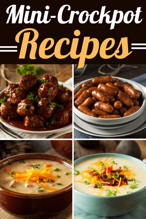 Mini Crock Pot Recipes, Lunch Crockpot Recipes, Mini Crockpot, Small Crockpot Recipes, Crockpot Recipes For Two, Mini Crockpot Recipes, Crockpot Lunch, Beef Crockpot, Recipe For 1