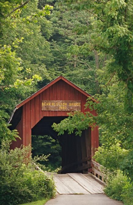 Brown County Bridge MWL Brown County, Midwest Living, 100 Things To Do, Midwest Travel, Great River, Covered Bridge, Summer Bucket Lists, Covered Bridges, Weekend Trips