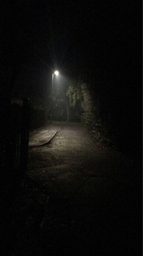 Creepy Street Night, Street Lamp Aesthetic, Sweet Venom, Dark Academia Wallpaper, Night Walks, Dark Street, Supreme Wallpaper, Academia Wallpaper, Creepy Pictures