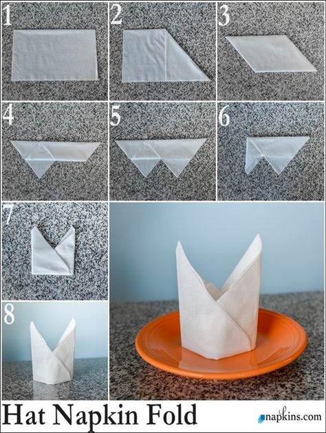 40 Amazing Paper Napkin Craft Ideas Diy Wedding Napkins, Wedding Napkin Folding, Diy Napkin Folding, Beautiful Napkin Folding, Napkin Folding Tutorial, Fancy Napkin Folding, Easy Napkin Folding, Paper Napkin Folding, Folded Paper Towels