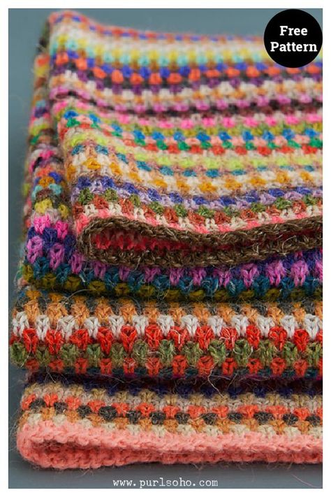 Knitting Patterns Free Blanket, Purl Soho, Knit Throw, Knitted Afghans, Blanket Knitting, Blanket Knitting Patterns, Beautiful Knitting, Free Knitting Pattern, Yarn Shop