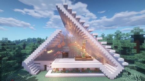 Minecraft Modern Houses, Minecraft Modern Mansion, Minecraft Modern House Designs, Minecraft Modern City, Modern House Minecraft, Modern Minecraft Houses, Minecraft Mansion, Minecraft Houses Blueprints, Minecraft Interior Design