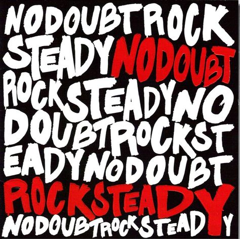 TYPOGRAPHIC CD COVERS - “You can't judge a CD by its cover” Greatest Album Covers, Cd Cover Design, Ska Punk, Rock Steady, Vinyl Collection, Great Albums, Album Cover Design, Cd Cover, No Doubt