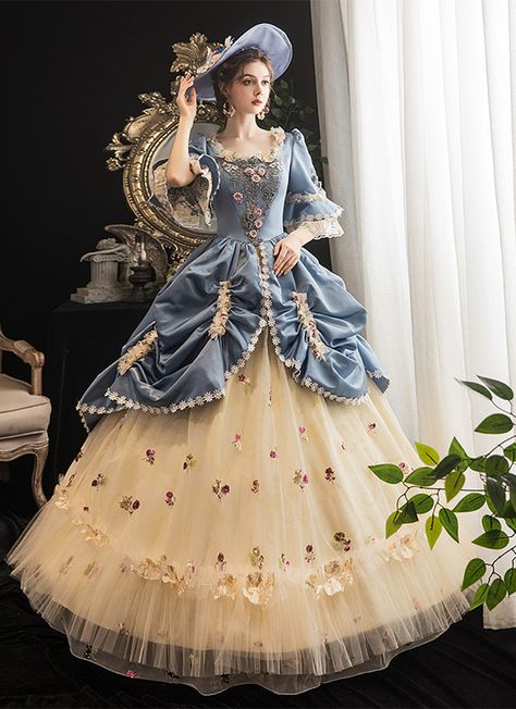 Buy high quality Rococo Baroque Marie Antoinette Ball Dresses 18th Century Renaissance Historical Period Victorian Dress Gown For Women at low price.Shop for Vintage Authentic Victorian Dresses,Ballgowns,Special Occasion Dresses,Masquerade Party Dresses online. Victorian Dress Gown, Masquerade Party Dresses, Victorian Ball Gowns, Moda Medieval, Gothic Victorian Dresses, Baroque Dress, Rococo Dress, Antoinette Dress, Victorian Gown