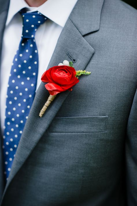 Fern Boutonniere, Villanova Pennsylvania, Red Boutonniere, Red Ranunculus, Ranunculus Boutonniere, Brand Manager, Product Manager, Romantic Garden Wedding, Bridal Shower Cards