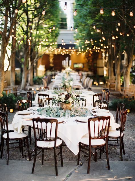 Courtyard Reception, Light Courtyard, Uptown Dallas, Secluded Garden, Hacienda Wedding, Courtyard Wedding, Engagement Dinner, Romantic Outdoor Wedding, Smoked Mirror