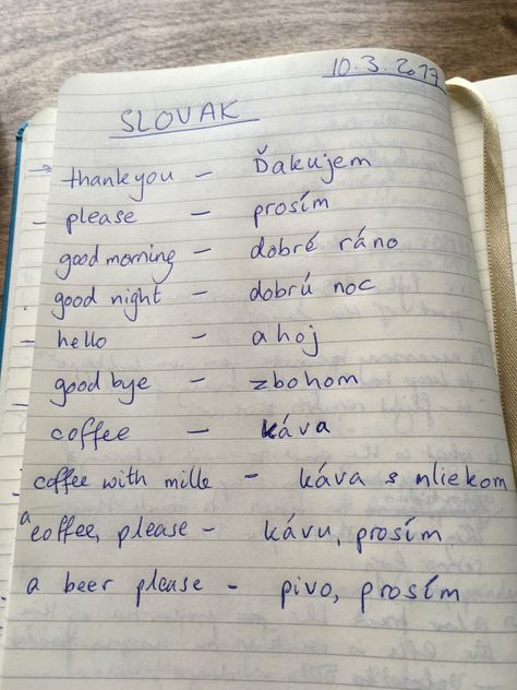 Slovak phrases Learn Slovak Language, Slovak Aesthetic, Slovak Tattoo, Slovakia Culture, Slovak Culture, Serbia Aesthetic, Handwriting Inspo, Czech Language, Learn Polish