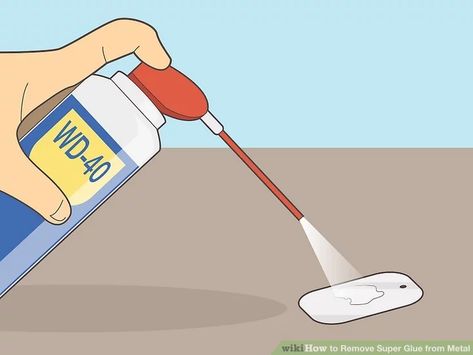 How to Remove Super Glue from Metal: 11 Easy Solutions Super Glue Removal, How To Remove Adhesive, Remove Super Glue, Carpet Glue, Nail Glue Remover, Metal Glue, How To Remove Glue, Hair Glue, Can Of Soup