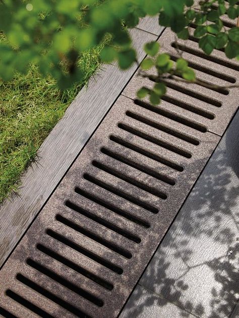 Grates & Drain Covers — John Rocco Sales Driveway Drain, Drainage Grates, Tree Grate, Diy Driveway, Backyard Drainage, Trench Drain, Drainage Channel, Drainage Solutions, Landscape Elements