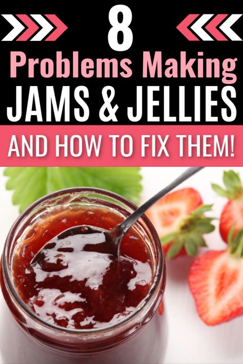 Jelly Or Jam Recipes, How To Can Jams And Jellies, How To Thicken Jam That Didnt Set, Making Jams And Jellies, Canned Jams And Jellies, Jam And Jelly Recipes, Jelly Homemade, Keto Jam, Muscadine Jelly