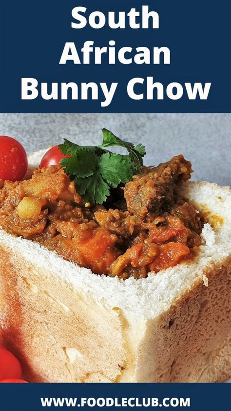 South African Street Food, South African Bunny Chow, African Street Food, Durban Curry, South Africa Food, South African Dishes, Bunny Chow, African Dishes, Africa Food