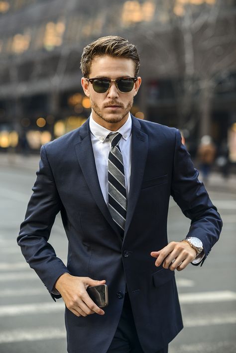 Glasses With Suit Men, Suit And Sunglasses Men, Luxury Formal Men's Sunglasses, Hot Glasses Look Men, Man With Sunglasses, Man Wearing Sunglasses, Mens Fashion Wedding Guest, Adam Gallagher, Mens Fashion Casual Shoes